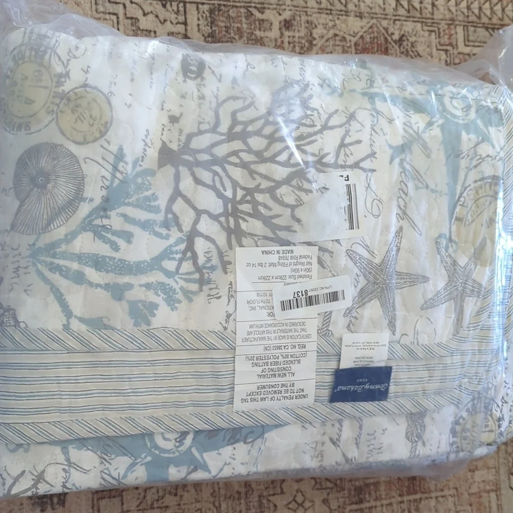 Tommy Bahama - Queen Quilt Set, Reversible Cotton Bedding with Matching Shams